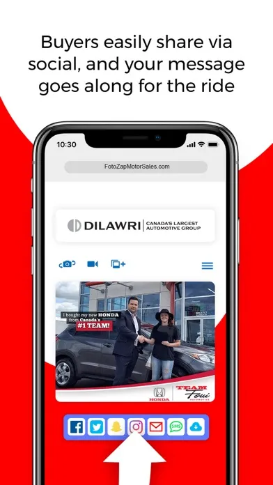 Screenshot di FotoZap Motor Sales